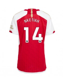 Arsenal Eddie Nketiah #14 Heimtrikot für Frauen 2023-24 Kurzarm